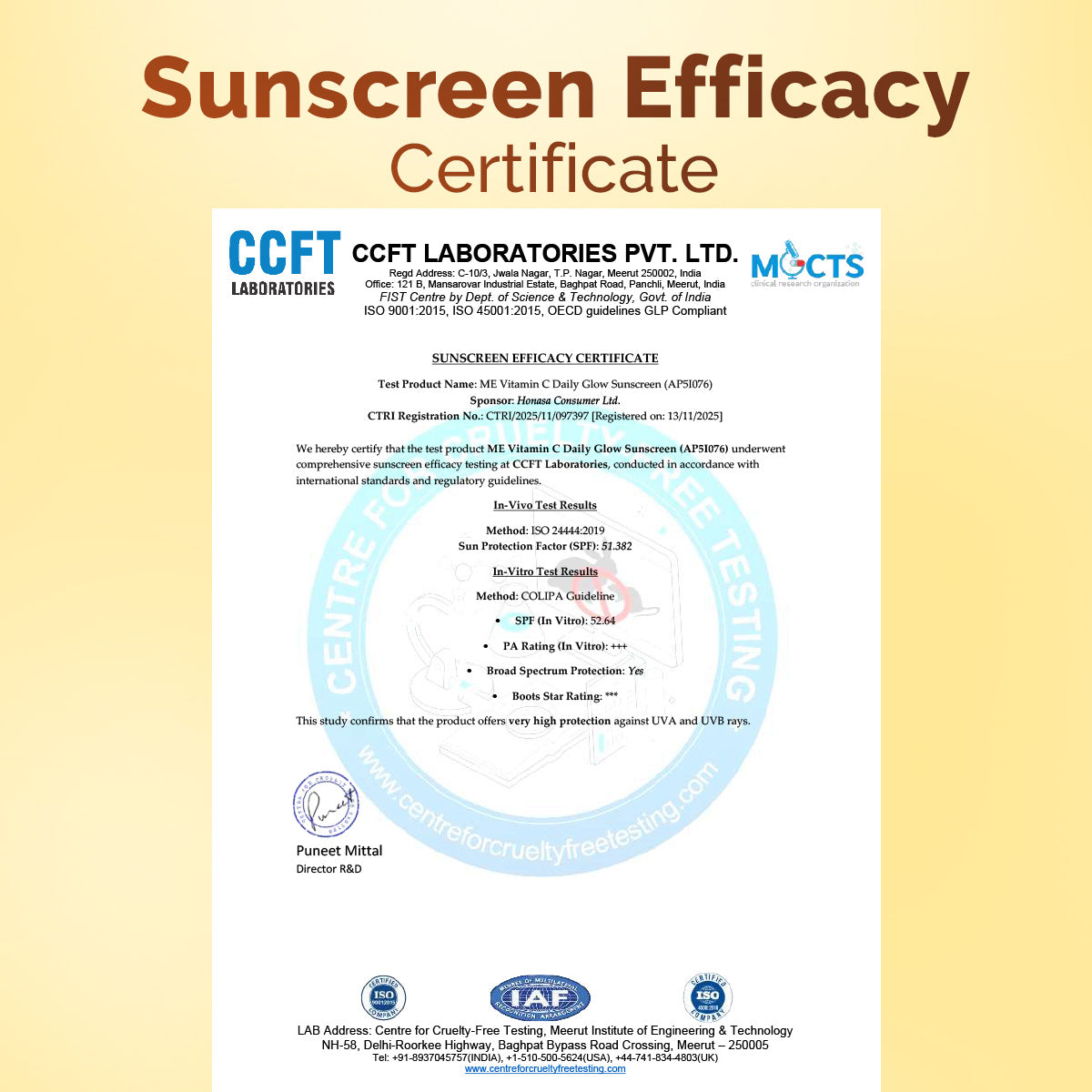 Vitamin C Daily Glow Sunscreen With Vitamin C & Turmeric for Sun Protection & Glow - 20 g