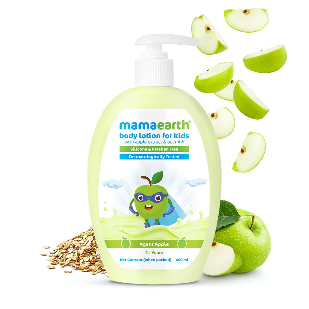 Agent Apple Body Lotion for Kids with Apple & Oat Milk– 400 ml