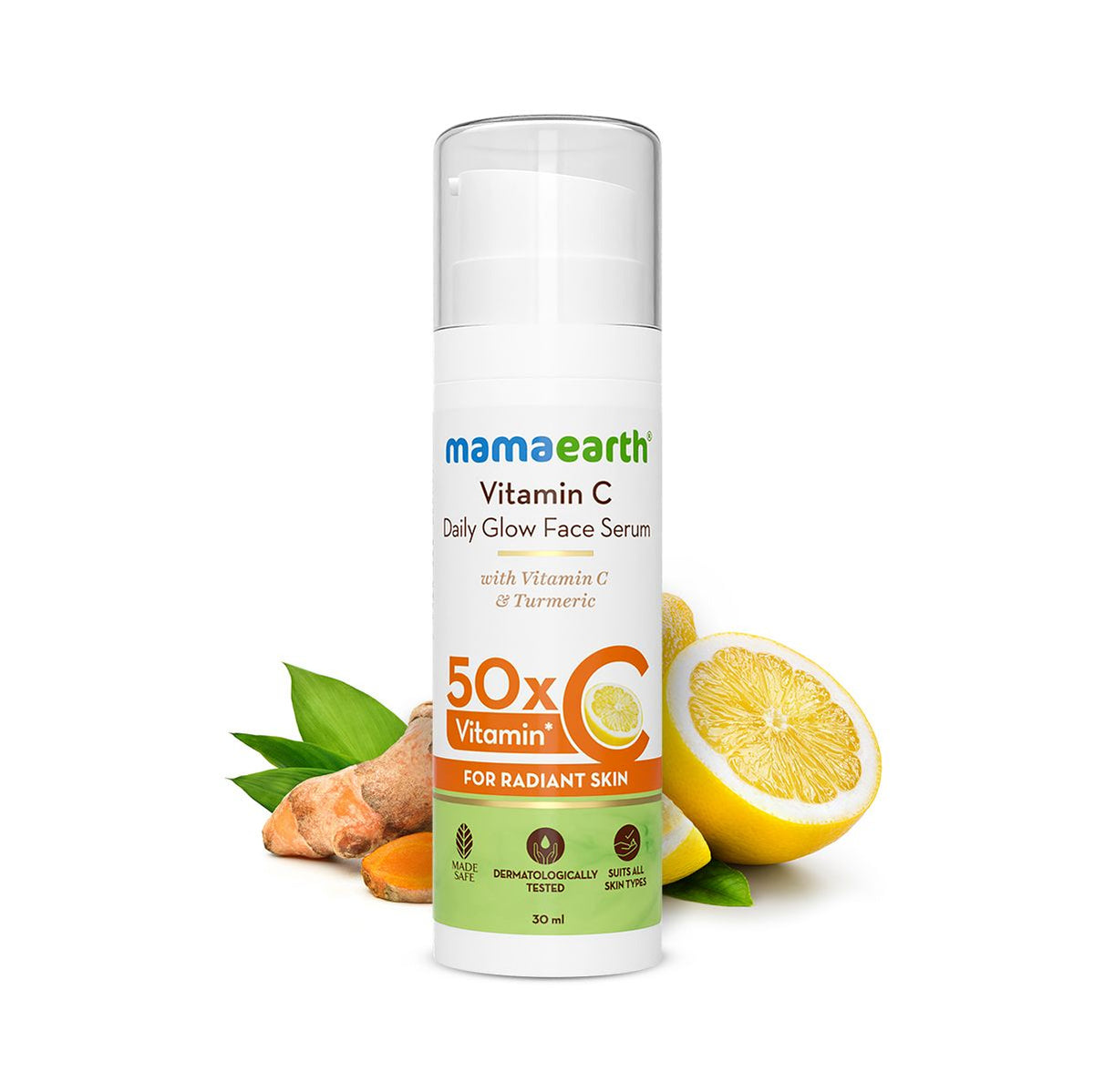 Vitamin C Daily Glow Face Serum With Vitamin C & Turmeric for Radiant Skin - 30 ml